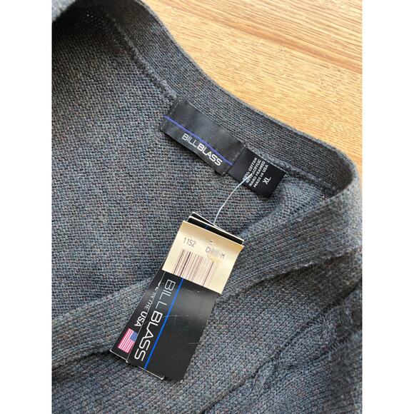 NWT Men's Bill Blass Cotton Blend Vest Preppy Classiccore Quiet Luxury Size XL - Picture 6 of 6